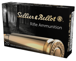 Sellier & Bellot SB9362A Rifle 9.3mmx62 Mauser 286 gr Soft Point 20rd Box