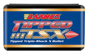 Barnes Bullets 30362 Tipped TSX 30 Cal .308 110 gr TTSX Flat Base 50rd Box