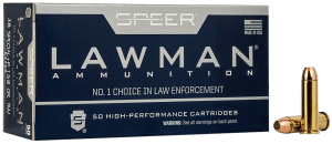 Speer 53750 Lawman 38 Special +P 158 gr Total Metal Jacket Round Nose 50rd Box