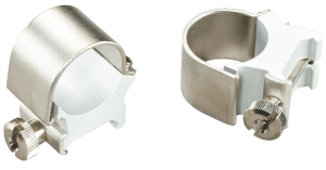 Weaver Mounts 49033 Detachable Top Mount Rings  Silver 1" High