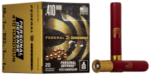 Federal PD413JGE4B Premium Personal Defense 410 Gauge 3" 9 Pellets 950 fps 4 Buck Shot 20rd Box