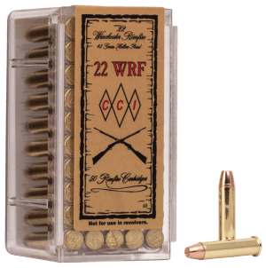 CCI 0069 Specialty WRF Rimfire 22 WRF 45 gr Jacketed Hollow Point (JHP) 50rd Box