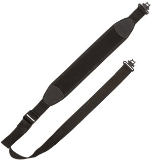 Allen 8211 Cascade Sling made of Black Neoprene with 1" W Adjustable Design & 1" Swivels for Rifles