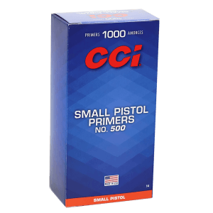 CCI 0014 Standard Pistol No. 500 Small Pistol Multi Caliber Handgun/ 1000 Per Box