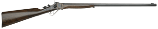 Taylors & Company 220070 Half-Pint Sharps 38-55 Win Caliber with 1rd Capacity 26" Blued Barrel Color Case Hardened Metal Finish & Walnut Synthetic Stock Right Hand (Full Size)