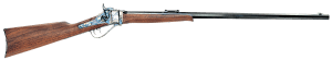 Taylors & Company 220008 1874 Sharps Sporting 45-70 Gov Caliber with 1rd Capacity 32" Blued Barrel Color Case Hardened Metal Finish & Walnut Stock Right Hand (Full Size)