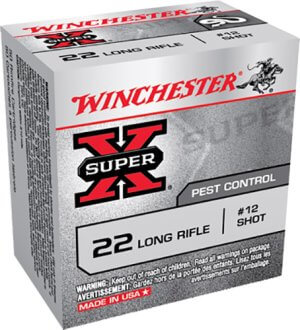 Winchester Ammo X22LRS Super X 22 LR #12 Shot 50rd Box