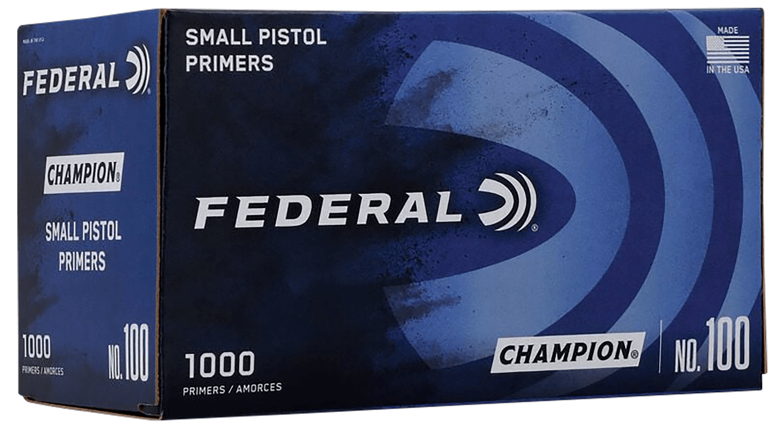 Federal 100 Champion Small Pistol Small Pistol Multi Caliber Handgun 1000 Per Box