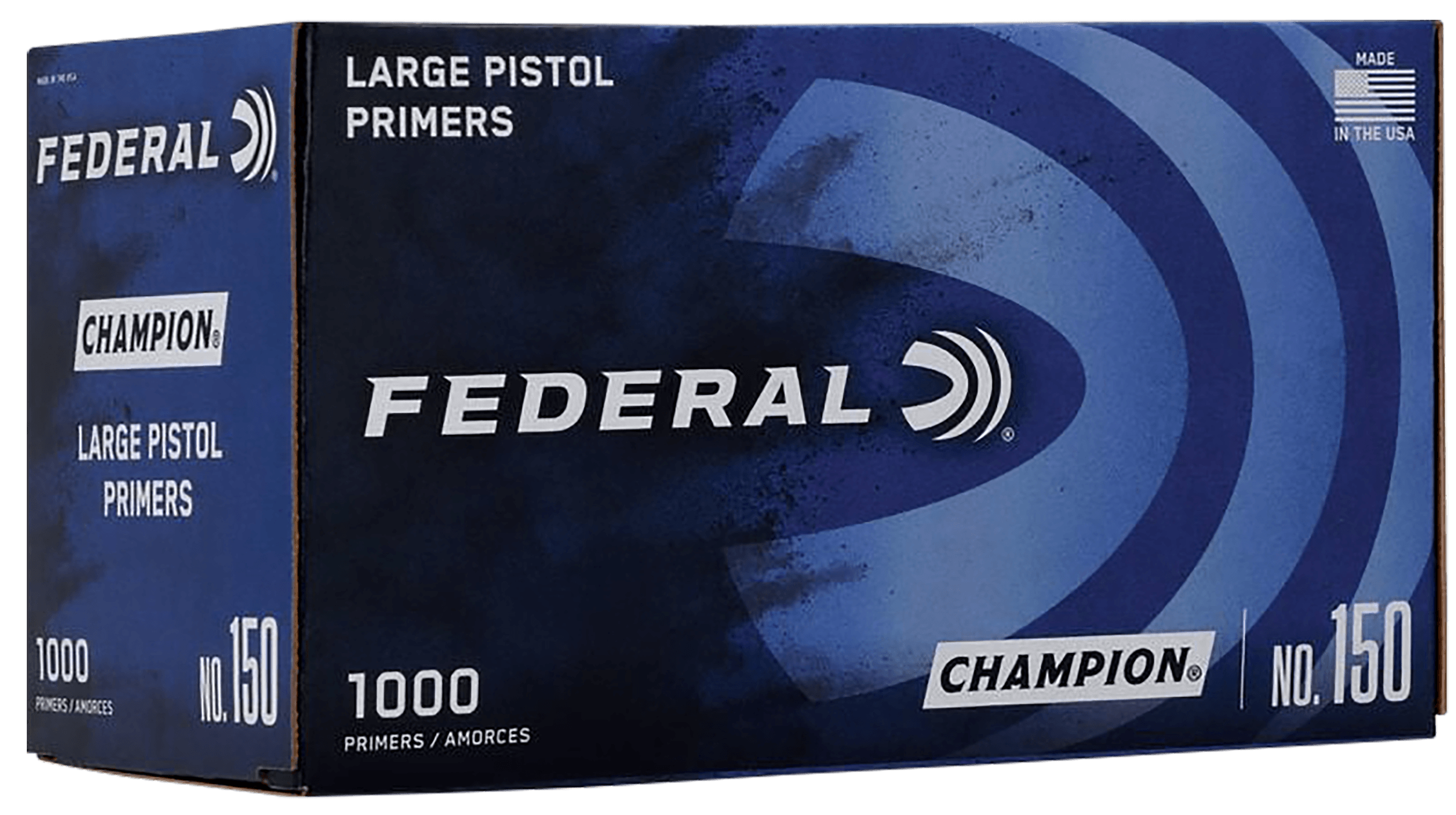 Federal 150 Champion Large Pistol Large Pistol Multi Caliber Handgun 1000 Per Box