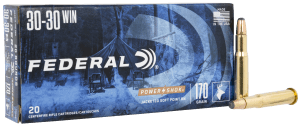 Federal 3030B Power-Shok 30-30Win 170gr Jacketed Soft Point 20rd Box