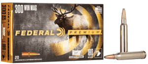 Federal P300WD2 Premium 300WinMag 180gr Nosler Partition 20rd Box