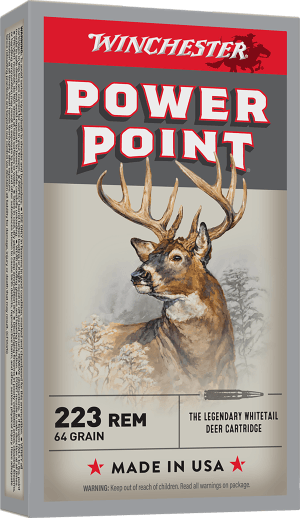 Winchester Ammo X223R2 Power-Point  223 Rem 64 gr Power Point 20rd Box