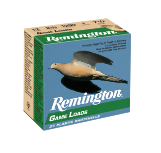 Remington Ammunition 20030 Game Load  12 Gauge 2.75" 1 oz 7.5 Shot 25rd Box/ 10 Cs