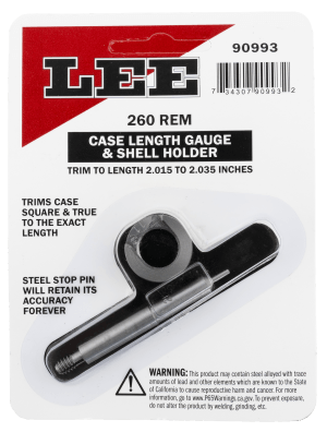 Lee Precision 90993 Case Length Gauge 260 Rem