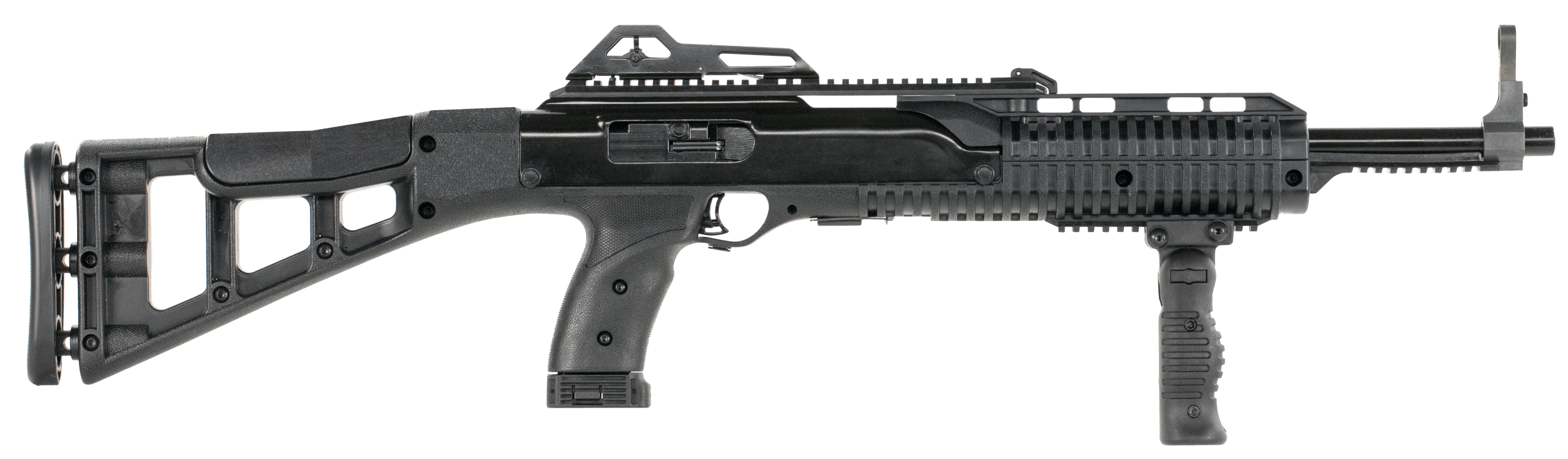 Hi-Point 4095TSFGT1 4095TS Carbine 40 S&W Caliber with 17.50" Barrel 10+1 Capacity Black Metal Finish Black All Weather Molded Stock & Polymer Grip Right Hand