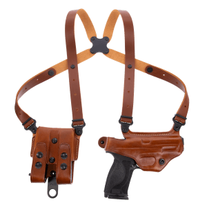 Galco MC212 Miami Classic Shoulder System Size Fits Chest Up To 56″ Tan Leather Fits 1911 Fits 3-3.50″ Barrel Right Hand Galco MC212 Miami Classic Shoulder System Size Fits Chest Up To 56″ Tan Leather Fits 1911 Fits 3-3.50″ Barrel Right Hand