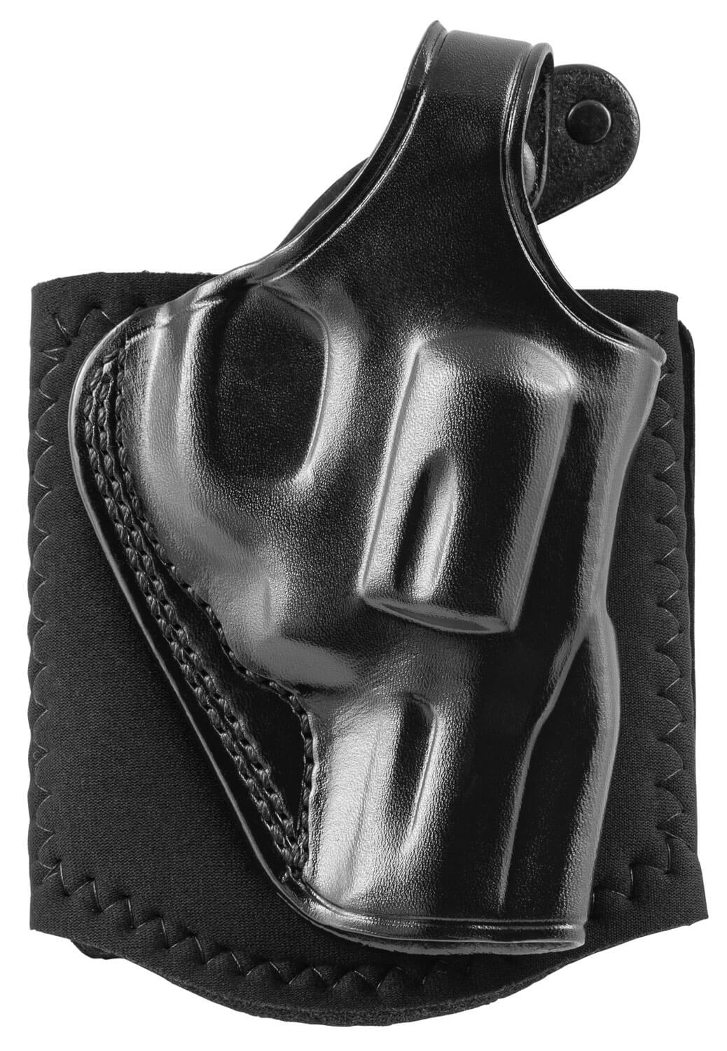 Galco AG158B Ankle Glove Size Fits Ankles up to 13″ Black Leather Hook & Loop Fits S&W J Frame Fits Charter Arms Undercover Right Hand Galco AG158B Ankle Glove Size Fits Ankles up to 13″ Black Leather Hook & Loop Fits S&W J Frame Fits Charter Arms Undercover Right Hand