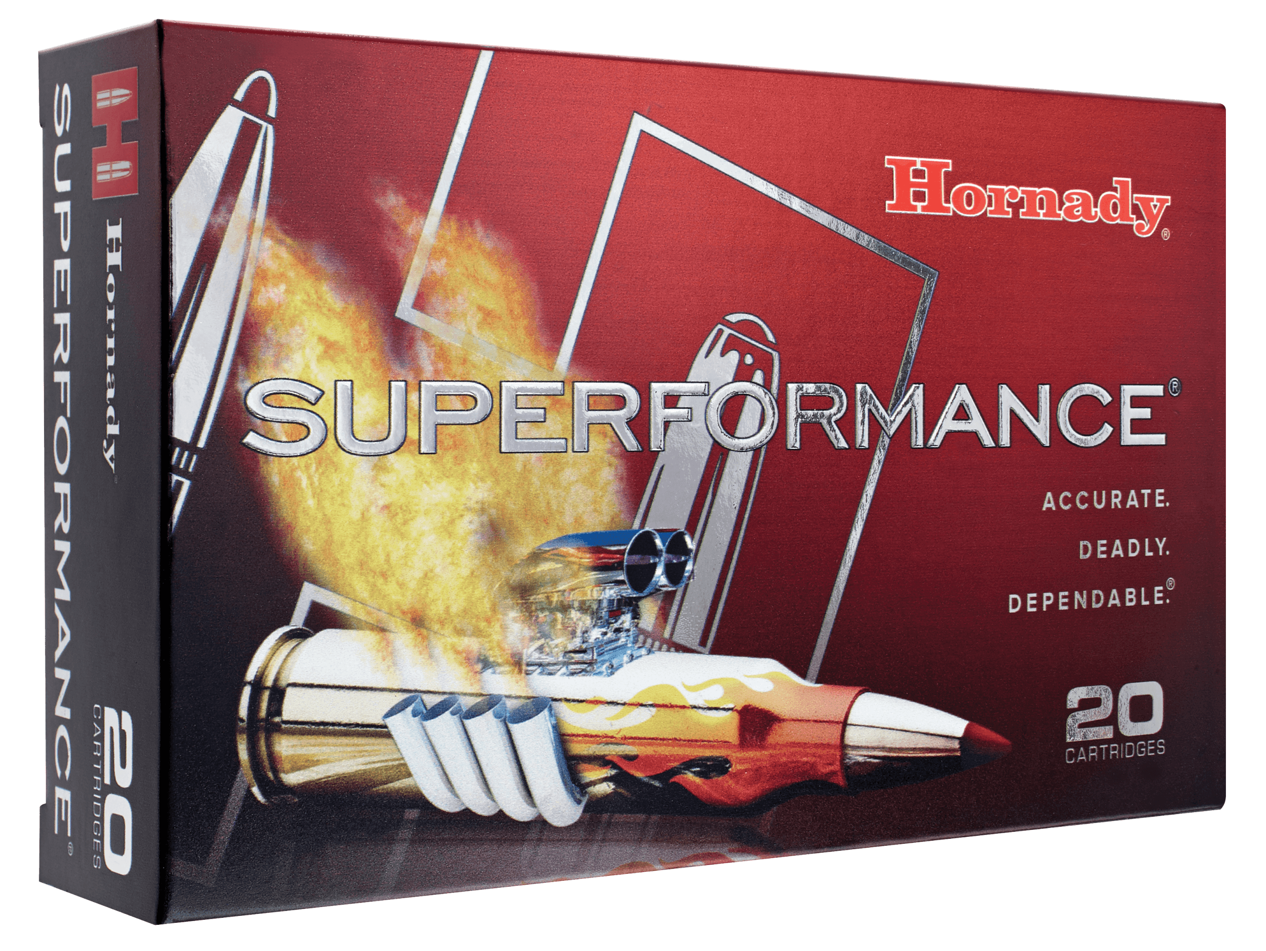 Hornady 82193 Superformance 300WinMag 180gr Super Shock Tip 20rd Box