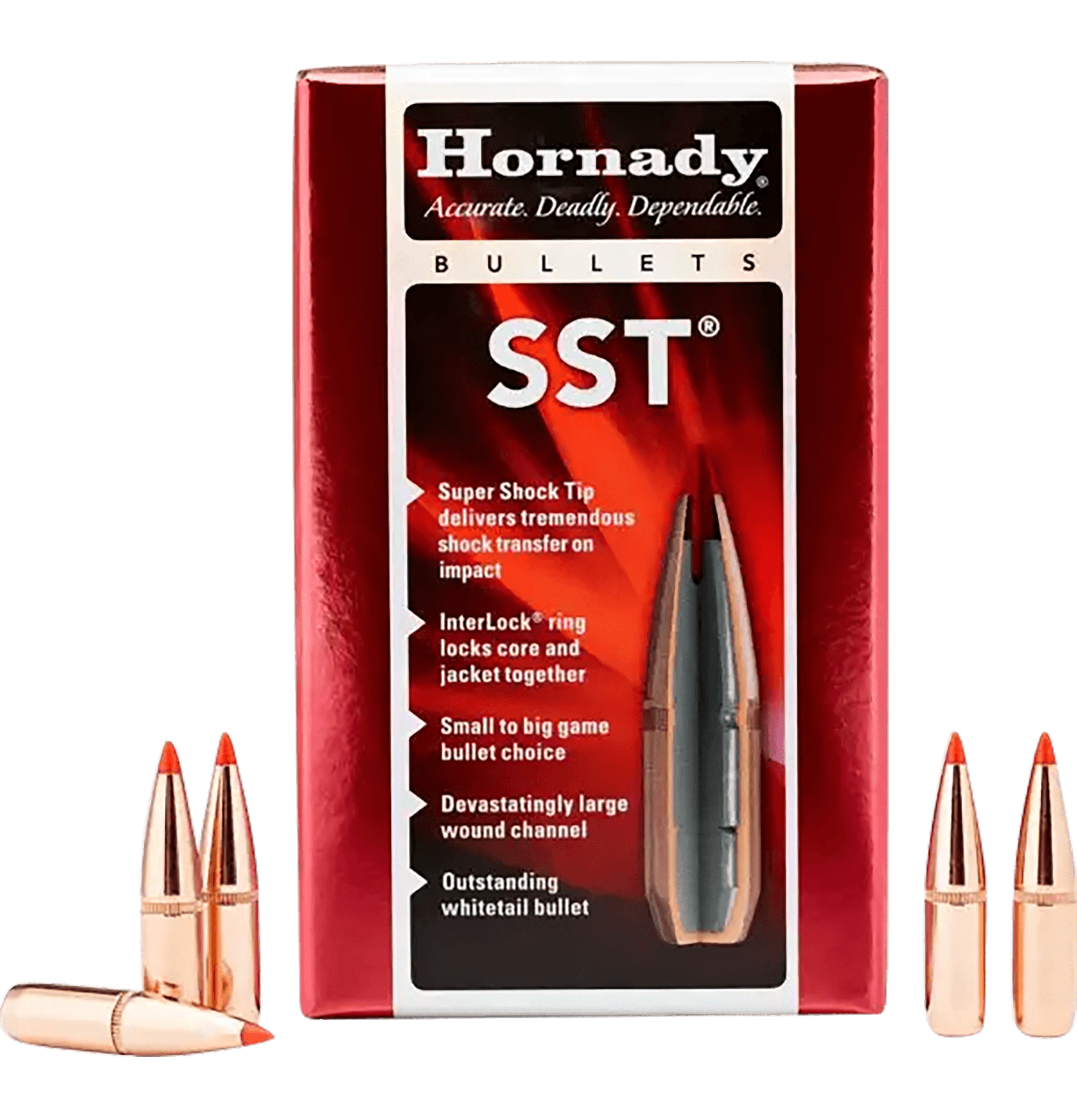Hornady 3142 SST 7.62mm .310 123 gr Super Shock Tip 100rd Box