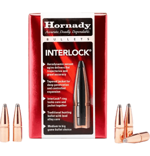 Hornady 3235 InterLock 8mm .323 170 gr Round Nose 100rd Box/ 15 Case