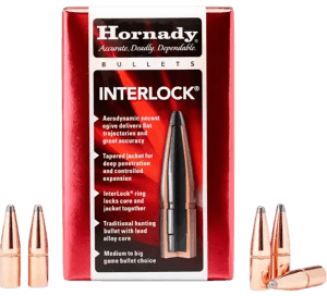 Hornady 3236 InterLock 8mm .323 195 GR Spire Point 100 Box