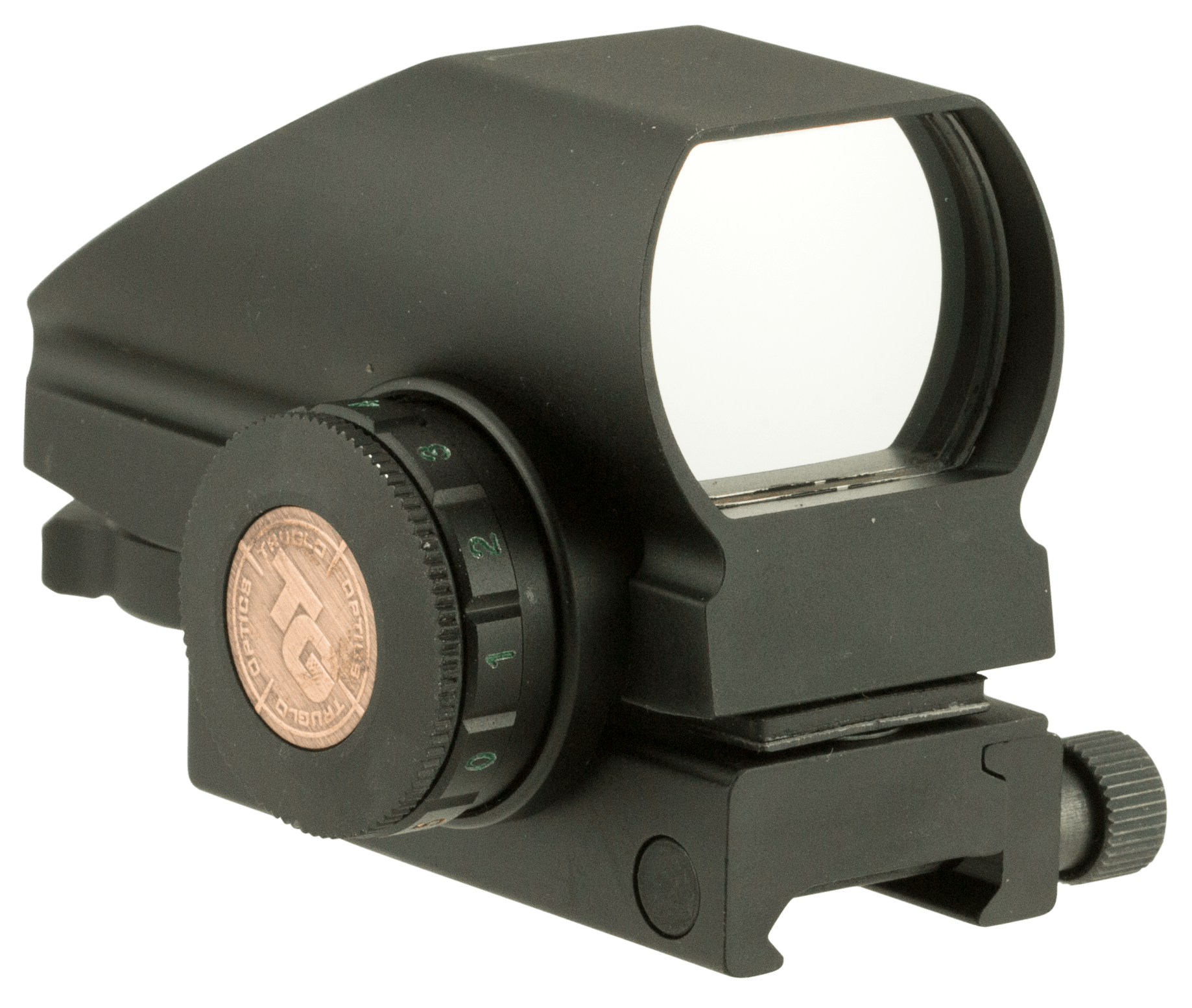 TruGlo TG8380BN Tru•Brite Anodized Matte Black 34x24mm DUAL•COLOR Multi-reticle (Boxed)