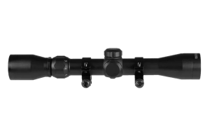 TruGlo TG853940B Trushot Black Anodized 3-9x40mm 1" Tube Duplex Reticle w/Rings