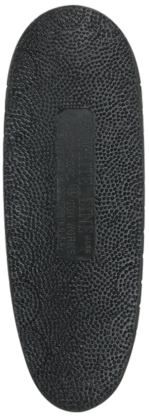 Pachmayr 00006 F325 Deluxe Field Recoil Pad Medium  Black w/White Line Rubber  Width 1.90"