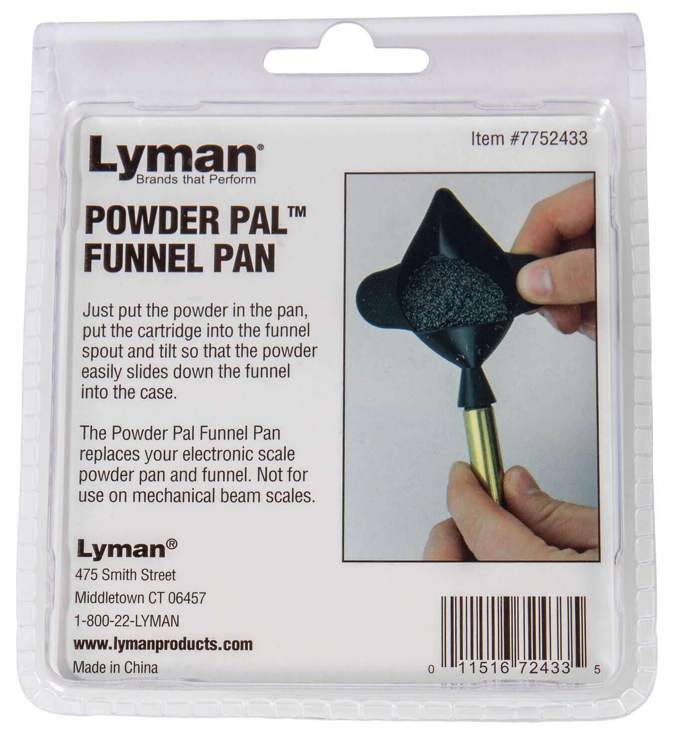 Lyman 7752433 Powder Pal Funnel Pan Universal Caliber - Image 2