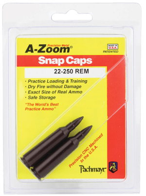 A-Zoom 12254 Rifle Snap Cap 22-250Rem 2Pack