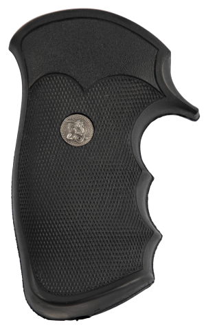 Pachmayr 05054 Decelerator Grip Checkered Black Rubber with Finger Grooves for T/C Contender