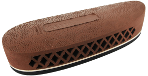 Pachmayr 00007 F325 Deluxe Field Recoil Pad Medium Brown with White Line Rubber for Shotgun