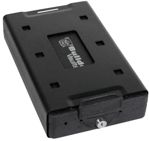 Bulldog BD1150 Car Vault Key Entry Matte Black Powder Coat Steel Holds 1 Handgun 11.30" x 6.90" x 2.50"