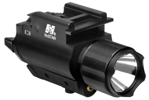 NcStar AQPFLS FlashLight & Red Laser  Black Anodized 200 Lumens White Cree LED