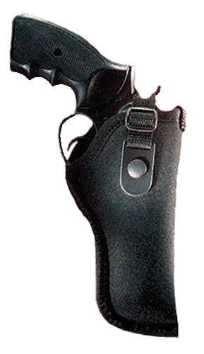 Uncle Mike's 21000 GunMate Hip Holster OWB Size 00 Black Tri-Laminate Belt Loop Fits Small Frame Revolver Fits 2.50" Barrel Right Hand