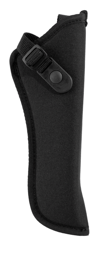 Uncle Mike's 21028 GunMate Hip Holster OWB Size 28 Black Tri-Laminate Belt Loop Fits Medium Frame Revolver Fits 4" Barrel Right Hand