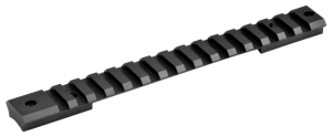 Warne M673M Remington 700 Tactical Rail Matte Black Short Action 0 MOA