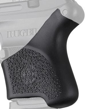 Hogue 18100 HandAll Hybrid Grip Sleeve made of Rubber with Textured Black  Finish for Ruger LCP