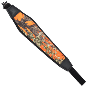 GrovTec US Inc GTSL32 GT made of TrueTimber Blaze Orange Nylon with 48" OAL 1" W Adjustable Design & 1" Swivels for Rifle/Shotgun