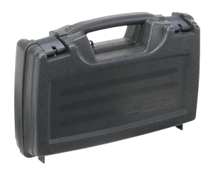 Plano 140300 Protector Pistol Case made of Polymer with Black Finish Heavy-Duty Latches Foam Padding & Lockable Tabs 11.50" x 7.50" x 2.75" Interior Dimensions Holds Single Handgun