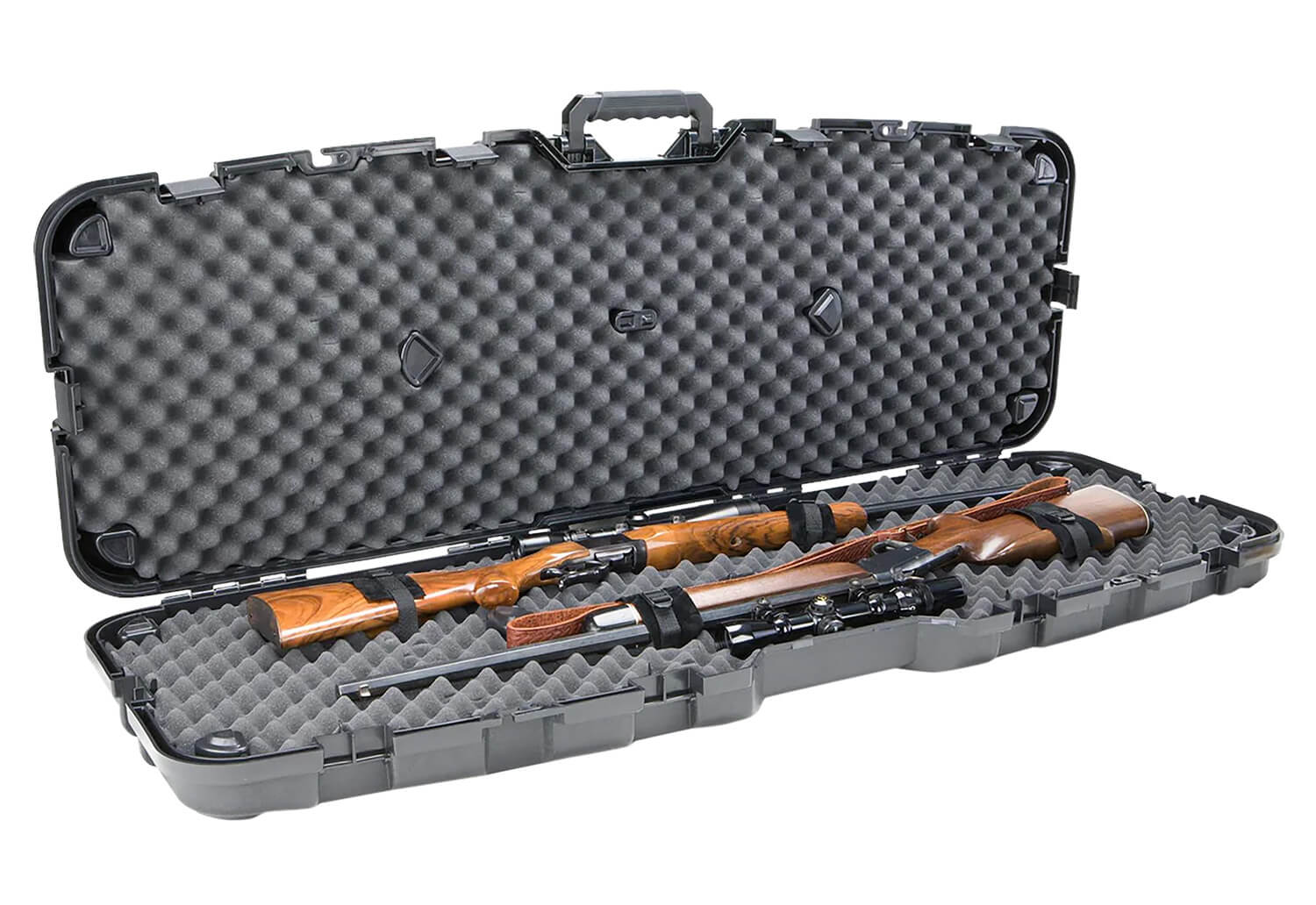 Plano 153200 Pro-Max PillarLock Double Gun Case Plastic Contoured - Image 2