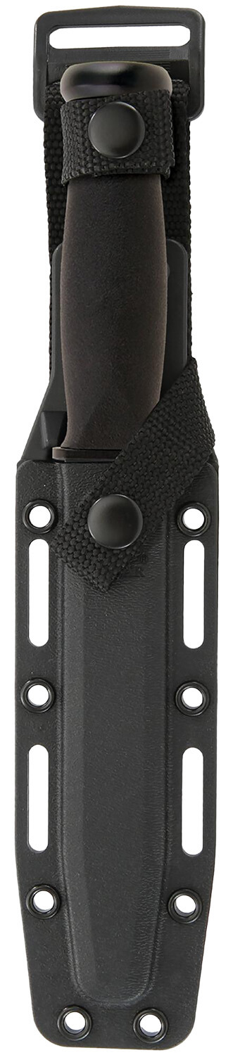 Ka-Bar 2221 Mark I 5.13" Fixed Clip Point Plain 1095 Cro-Van Blade Black Kraton G Handle - Image 2