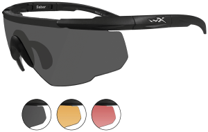 Wiley X Eyewear 309 Saber Advanced Safety Glasses Matte Black