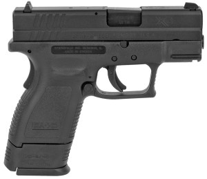 Springfield Armory XD9802 XD *CA Compliant Sub-Compact 40 S&W 10+1 3 Black Melonite Steel Barrel & Serrated Steel Slide Black Polymer Frame w/Picatinny Rail Black Polymer Grip"