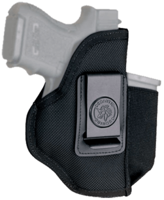 DeSantis Gunhide N87BJLAZ0 Pro Stealth IWB Black Nylon Belt Clip Fits Most Lg Frame DA Autos Fits 4" Barrel Ambidextrous