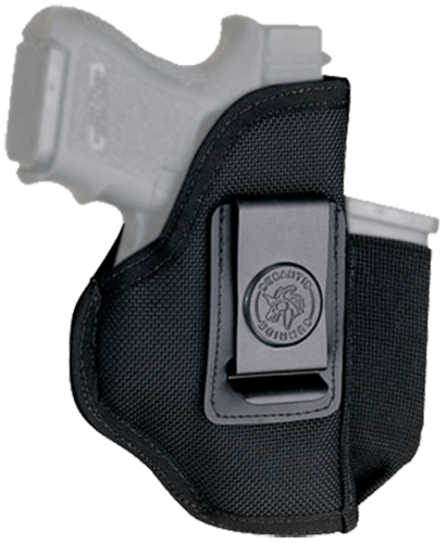 DeSantis Gunhide N87BJLAZ0 Pro Stealth IWB Black Nylon Belt Clip Fits Most Lg Frame DA Autos Fits 4" Barrel Ambidextrous