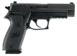 Sig Sauer 220R45BSSCA P220 Full Size *CA Compliant 45 ACP 4.40" 8+1 Black Hardcoat Anodized Aluminum Frame Black Nitron Stainless Steel Slide with Black 1-Piece Ergo Grip