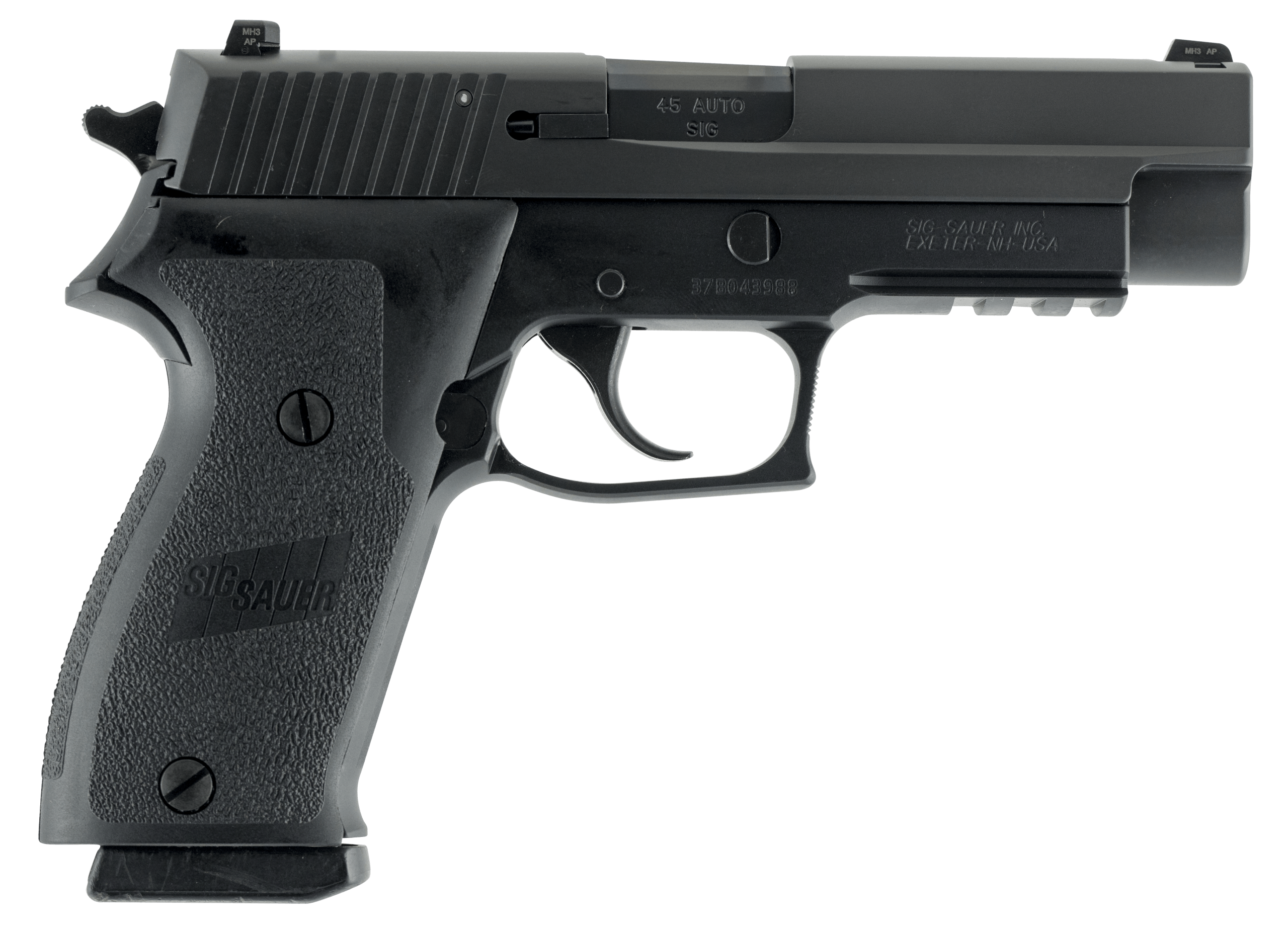 Sig Sauer 220R45BSSCA P220 Full Size *CA Compliant 45 ACP 4.40" 8+1 Black Hardcoat Anodized Aluminum Frame Black Nitron Stainless Steel Slide with Black 1-Piece Ergo Grip