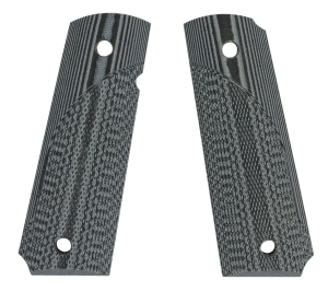Pachmayr 61001 Tactical Grip Checkered Black & Gray G10 Panels for 1911