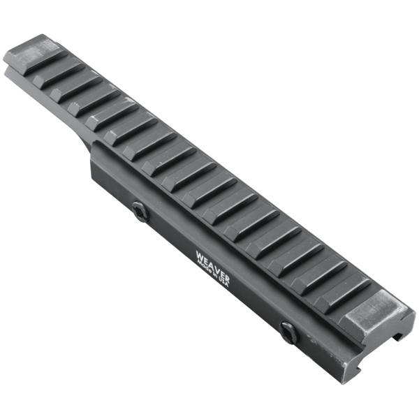 Weaver Mounts 99673 Flat Top Riser Rail Black Anodized Aluminum Fits AR15/M16 Screws Mount